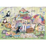 RAVENSBURGER Crazy Cats: Líné letní odpoledne 1000 dílků – Sleviste.cz