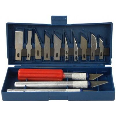 Modelářské nože, sada 13 ks GEKO – Zbozi.Blesk.cz