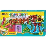 Amos Barvy na sklo sada 6 barev x 22 ml + šablony fólie – Sleviste.cz