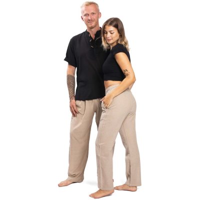 Kalhoty CLASSIC béžové – Zboží Dáma