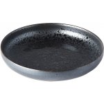 MIJ Jídelní talíř BLACK PEARL 22 cm s vysokým okrajem – Zboží Dáma