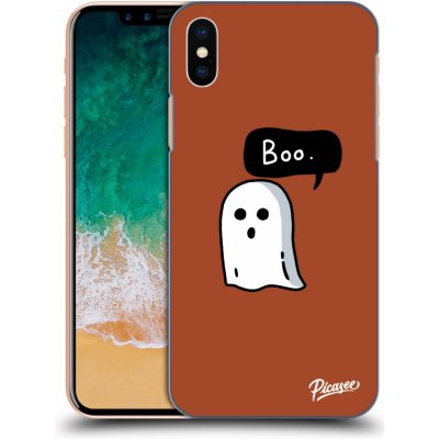 Pouzdro Picasee silikonové Apple iPhone X/XS - Boo černé – Zbozi.Blesk.cz