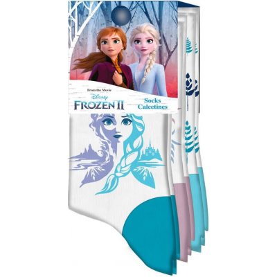 EUROSWAN dětské ponožky Frozen 2 Ledové království sada 3 páry – Zboží Mobilmania