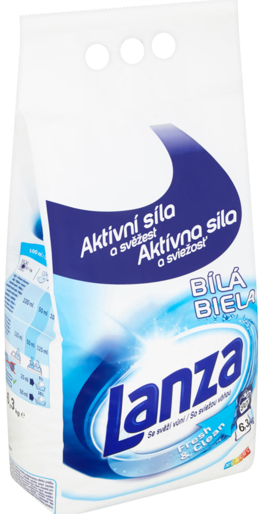 Lanza Fresh & Clean Bílá 6,3 kg 90 PD od 259 Kč - Heureka.cz