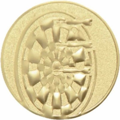 Emblém 50mm "Šipky" zlatý 1065004 – Zboží Mobilmania