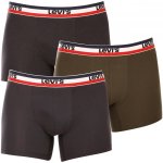 Levis 3 Pack pánské boxerky vícebarevné 100002870 009 – Hledejceny.cz