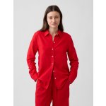GAP Košile z lněné směsi Easy Shirt Červená – Hledejceny.cz