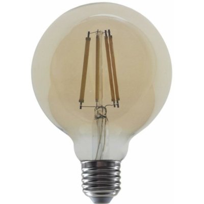 ACA Lighting LED FILAMENT E27 DIM G95 jantar 10W 2700K 230V 1160lm RA80 PALA9510WWDIMAM – Zboží Mobilmania