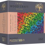 TREFL Wood Craft Origin Duhoví motýli 501 dílků – Hledejceny.cz