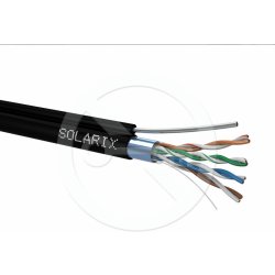 Solarix SXKD-5E-FTP-PE FTP, CAT 5e, 305m, černý