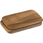 Zassenhaus Snídaňové prkénko na krájení 26x17x1 cm - sada 2ks akátové dřevo – Sleviste.cz