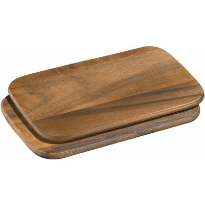 Zassenhaus Snídaňové prkénko na krájení 26x17x1 cm - sada 2ks akátové dřevo – Sleviste.cz
