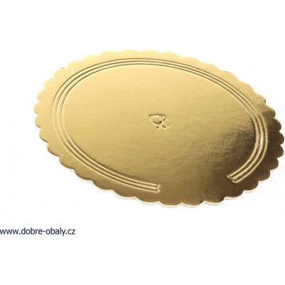 Artigian Dortová podložka zlatá kruh 22cm – Zboží Mobilmania