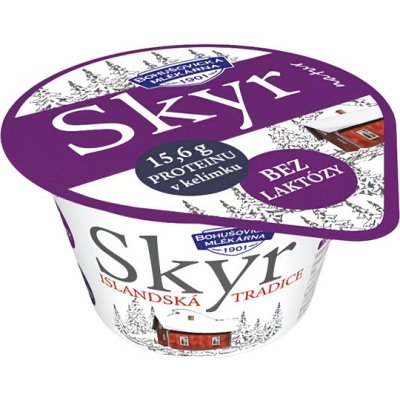 Bohušovická mlékárna Skyr 0,1% bez laktózy 130 g – Zboží Mobilmania