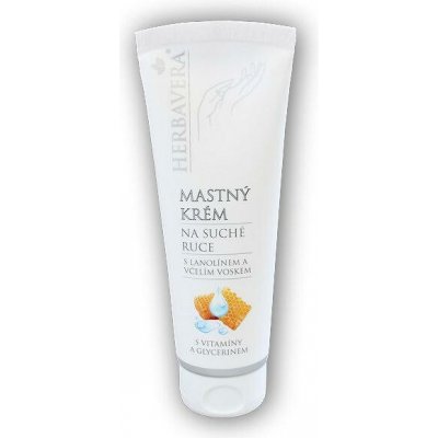 Herbavera Mastný krém na ruce s včelím voskem a lanolinem 120 ml – Zbozi.Blesk.cz