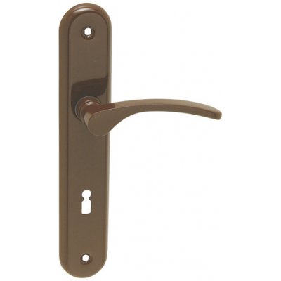 MP KOVÁNÍ KE - LAURA PZ 90 mm klika pravá/koule Hnědá – Hledejceny.cz