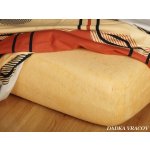Dadka froté prostěradlo okrové 180x200x25 – Zboží Dáma