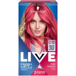 Schwarzkopf Live Colour + Lift barva na vlasy Vášnivá růžová L77