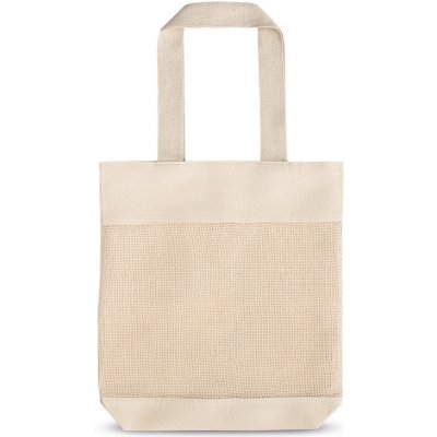 MUMBAI síťovaná taška ze 100% bavlny Světlá přírodní – Zboží Mobilmania