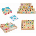 Lucy&Leo262 Chytré kostky anglická abeceda edukativní sada – Zboží Dáma