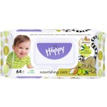 Bella Vlhčené ubrousky s mandlemi a olivami Happy 64 ks – Sleviste.cz