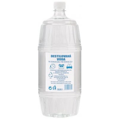 Hlubna Destilovaná voda pro technické účely 2 l – Zboží Mobilmania