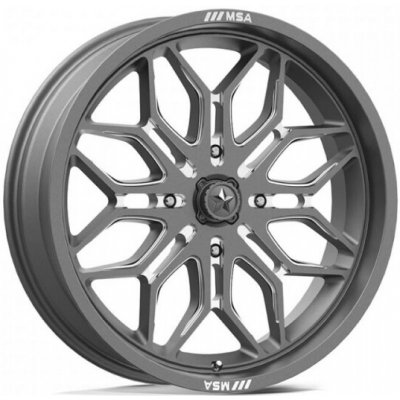 MSA Offroad Wheels M47 SNIPER 7x22 4x156 ET10 gunmetal milled – Hledejceny.cz
