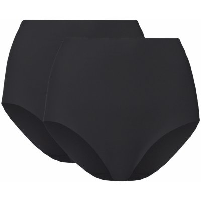 esmara Dámské bezešvé tvarující kalhotky 2 kusy černá – Zboží Mobilmania