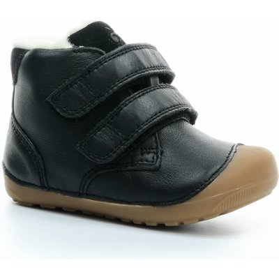 Bundgaard Barefoot dětská zimní obuv Petit Mid Winter Strap 106 Black – Zboží Mobilmania