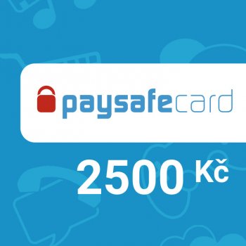 Paysafecard předplacená dárková karta - 2500 Kč