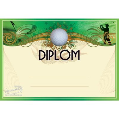DG01b Diplom golf – Zboží Dáma