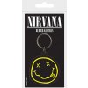 Přívěsek na klíče CurePink Pryžová Nirvana Smiley Smajlík RK38787C