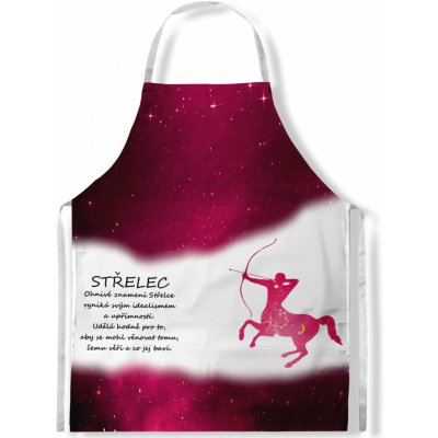 Impar Zástěra Střelec 23.11. - 21.12. - červená – Hledejceny.cz