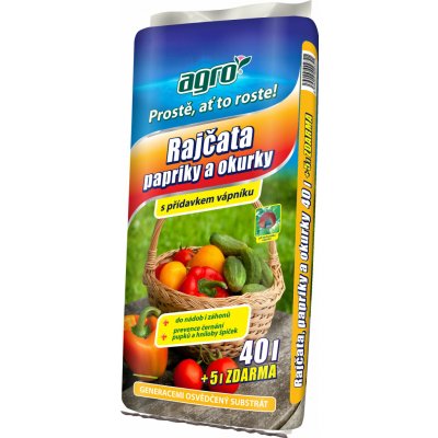 Agro CS Substrát pro rajčata, papriky a okurky 40 l – Hledejceny.cz