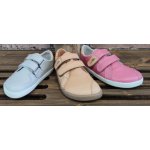 Pegres BF54 barefoot kožené tenisky růžové – Sleviste.cz