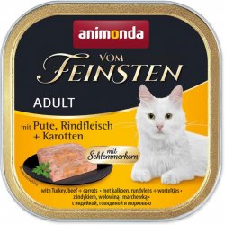 Animonda Vom Feinsten Adult krůta hovězí maso mrkev 100 g