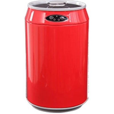 DBA Bezdotykový odpadkový koš 9 l nápojová plechovka červená – Hledejceny.cz