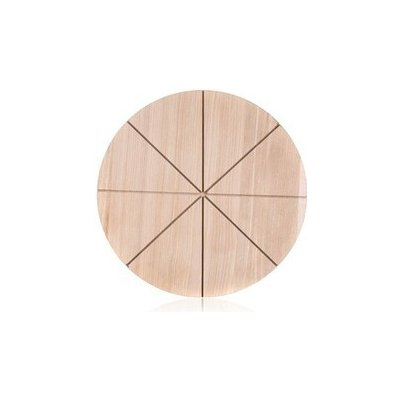 Banquet Prkénko krájecí dřevěné na pizzu BRILLANTE 32 x 1,5 cm – Zboží Dáma