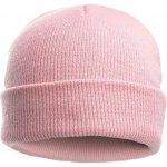 Kojenecká dvojitá žebrovaná čepička růžová – Zboží Dáma