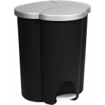 Curver TRIO PEDAL BIN 40L Odpadkový koš 47,8 x 39,4 x 59,2 cm černý 03942-26 – Hledejceny.cz