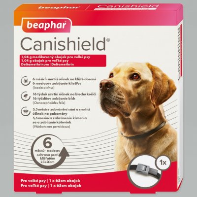 Beaphar Canishield Antiparazitní obojek pro velké psy 65 cm – Hledejceny.cz