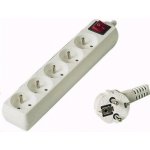 PremiumCord pp6k-05 5m 6 zásuvek vypínač – Zboží Mobilmania