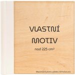 GEDEON Fotoalbum 10x15 200 foto Wood white GRAVÍR Motiv gravíru: Motiv svatební "X" + vlastní jména – Zbozi.Blesk.cz