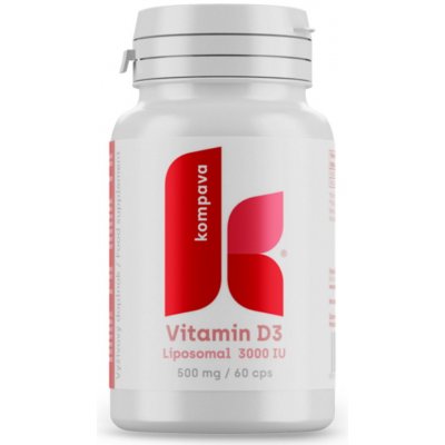 Kompava Lipozomální vitamín D3 500 mg 60 kapslí