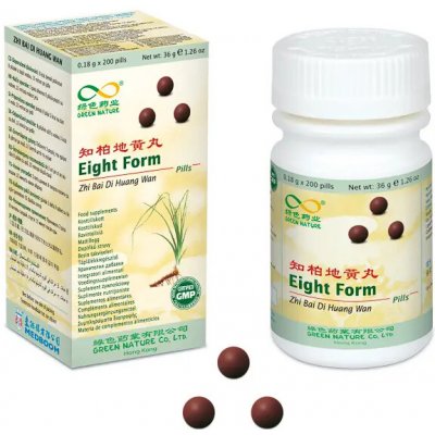 Green Nature TCM Bohemia Zhi Bai Di Huang Wan Eight Form (185) 200 kuliček – Hledejceny.cz