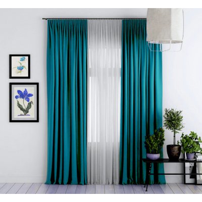 Ervi zatemňovací závěs - tyrkysový – Zboží Mobilmania