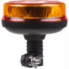 Přední světlomet LED maják, 12-24V, 16x1W oranžový na držák, ECE R65
