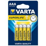 Varta Superlife AAA 4ks 2003101414 – Zbozi.Blesk.cz