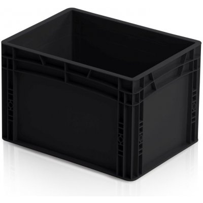 TBA Plastová ESD Euro přepravka 400 x 300 x 270 cmmm plný úchyt – Zboží Mobilmania