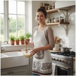 Mondo Lněná zástěra A005 Hnědá – Sleviste.cz